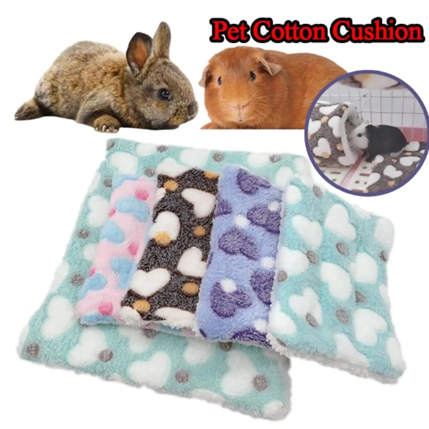 Winter Warm Small Guinea Pig Hamster Bed House  House Nest Hamster Accessories Squirrel Hedgehog Rabbit Chinchilla Bed Mat 2024