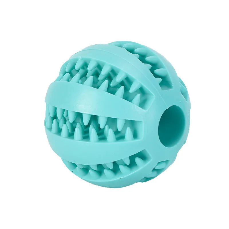 Pet Dog Toy Interactive Rubber Balls for Small Large Dogs Puppy Cat Chewing Toys Pet Tooth Cleaning Indestructible Dog Food Ball