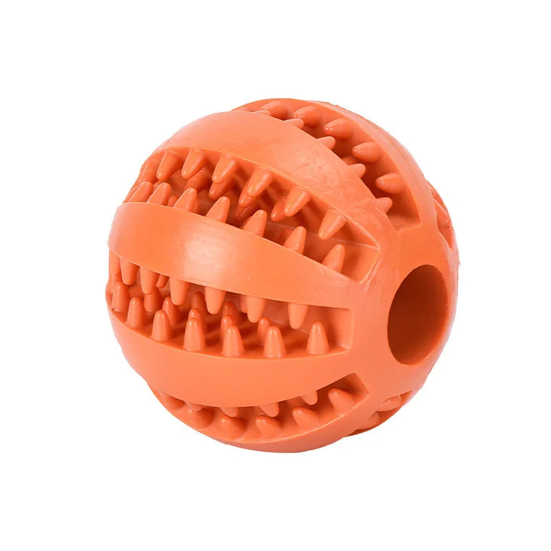 Pet Dog Toy Interactive Rubber Balls for Small Large Dogs Puppy Cat Chewing Toys Pet Tooth Cleaning Indestructible Dog Food Ball