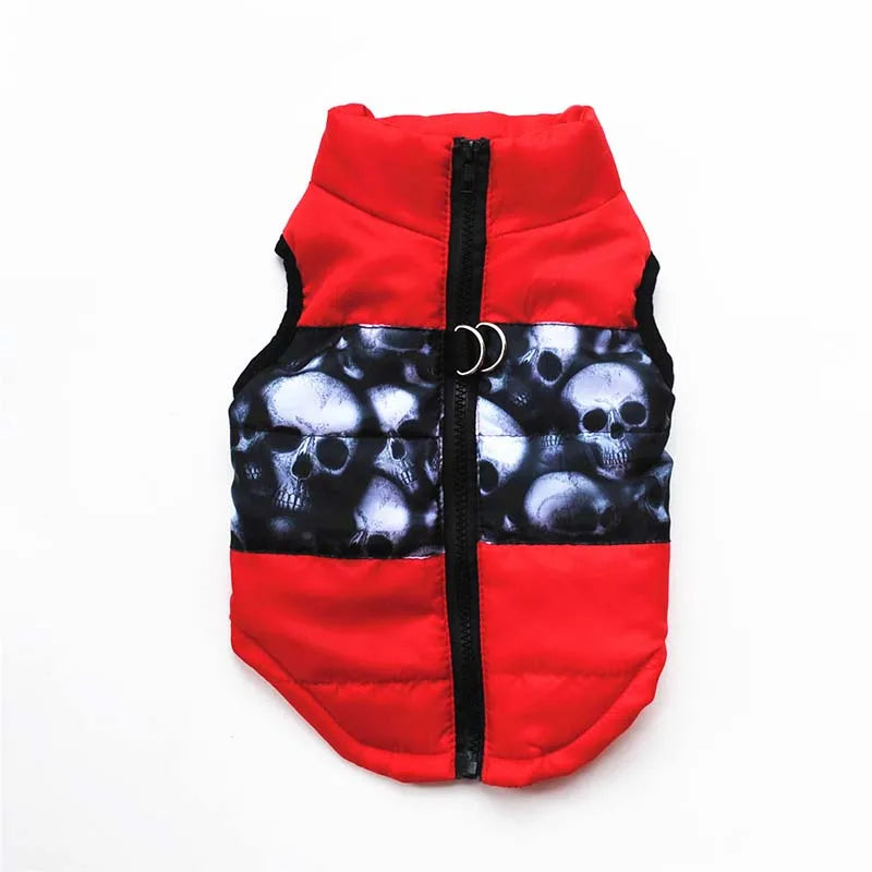 Winter Warm Dog Clothes for Small Dogs Puppy Pet Clothing Windproof Dog Jacket Coat Cotton Vest for Chihuahua French Bulldog Pug